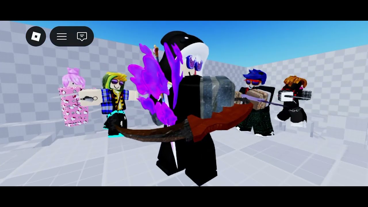 Playing Roblox knife arena!(The end will shock u👀)