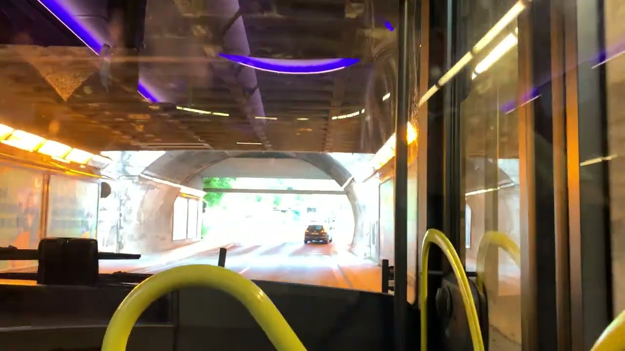 Busmitfahrt M&uuml;nchen Linie 190 Richtung Messestadt Ost