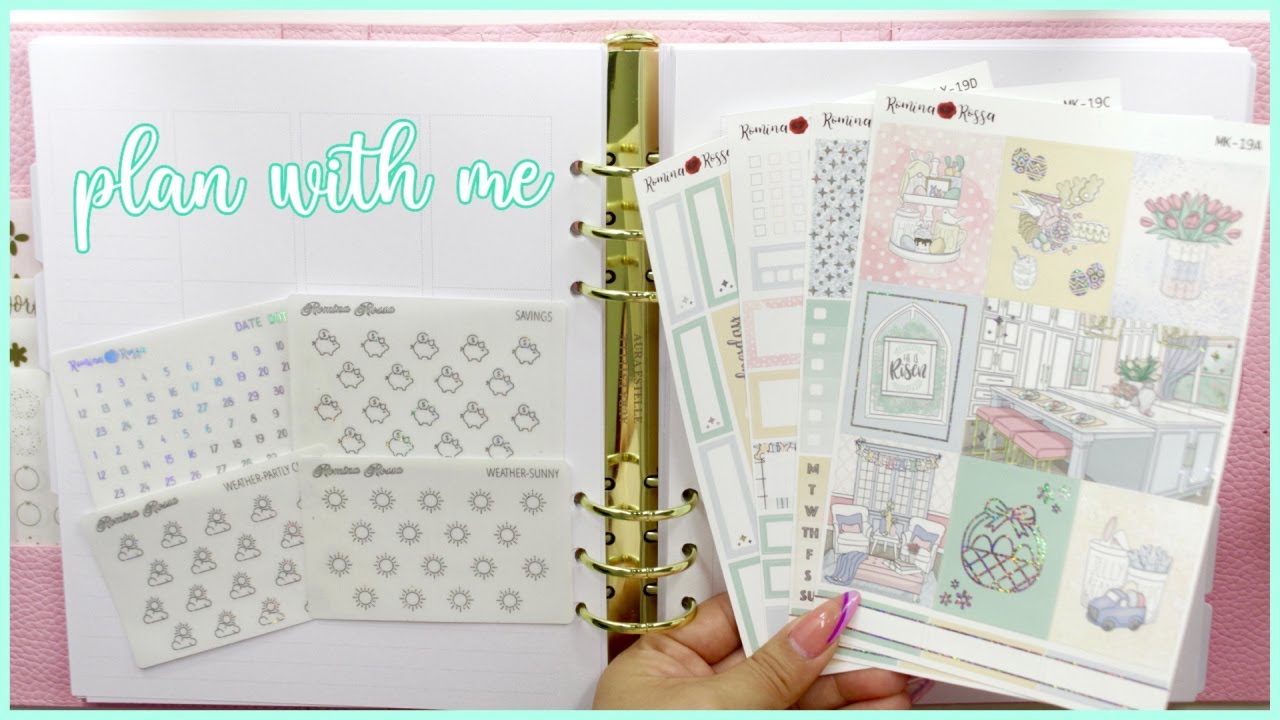 Plan with me - Easter Week | Romina Rossa & Aura Estelle