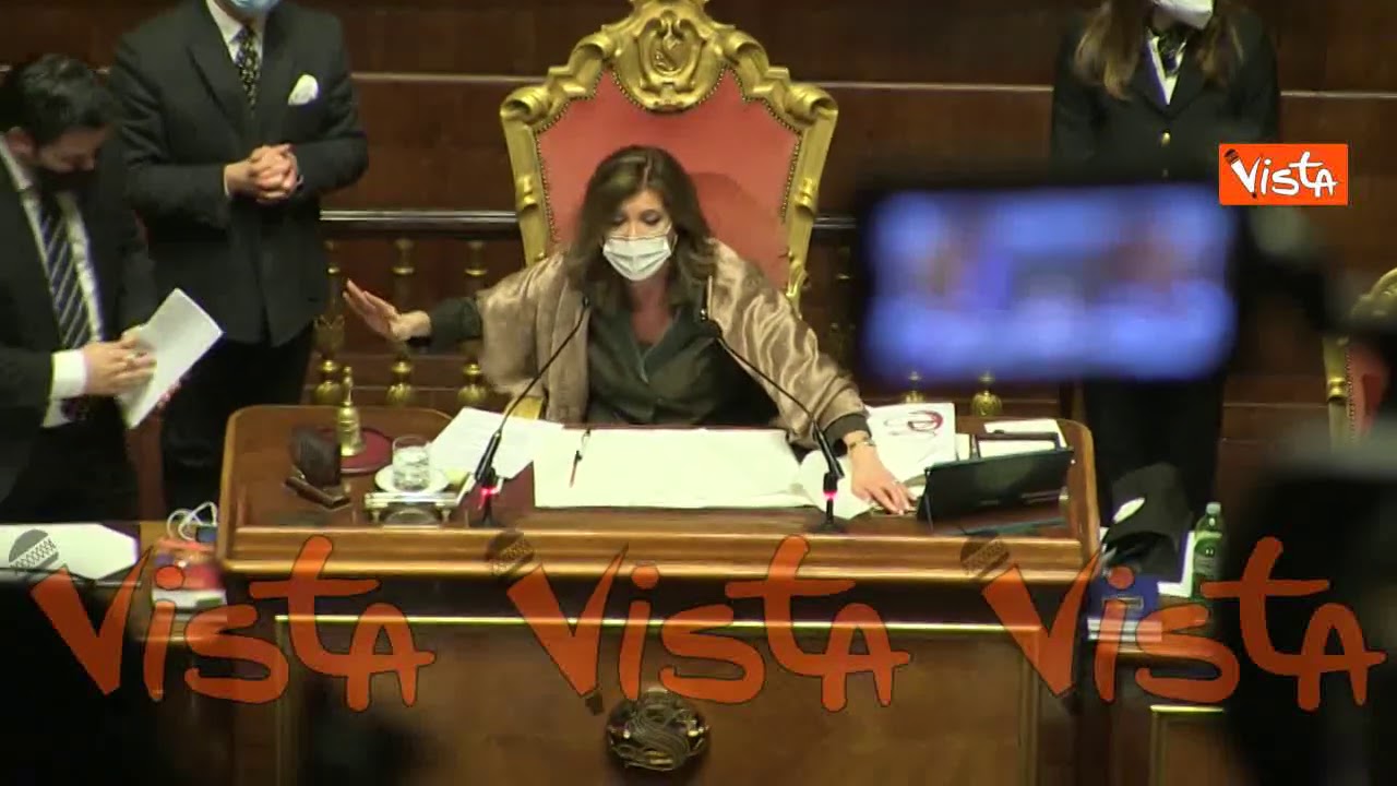 Fiducia al Senato, caos su Ciampolillo, Casellati chiede la VAR