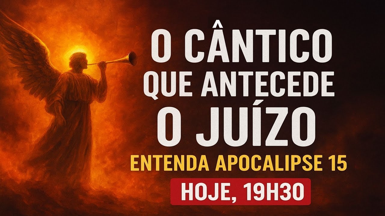 O Cântico Que Antecede o Juízo | Estudo Bíblico Apocalipse 15 | Live di1 11/11 - 19h30