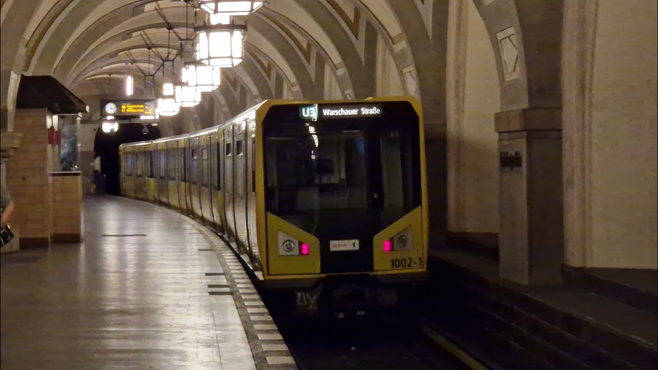 U-Bahn Berlin | Mitfahrt in der U3 von Krumme Lanke bis Heidelberger Platz im HK00 1002-1