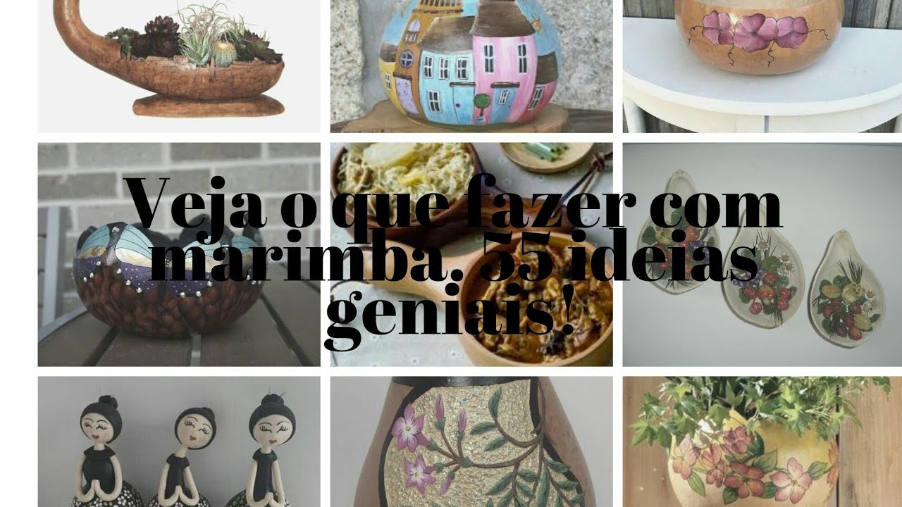 55 IDEIAS DE ARTESANATO E  DECORAÇÃO COM CABAÇA PARA  SE INSPIRAR.