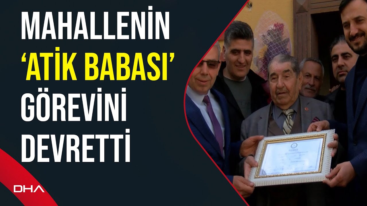 Güneşli Mahallesi’nin ‘Atik Babası’ 40 yılın ardından muhtarlık görevini devretti
