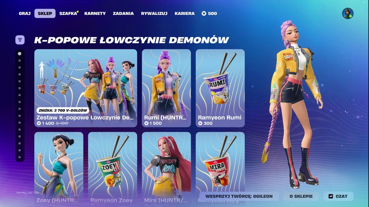 SKLEP FORTNITE 12.03.2026 *K-POPOWE ŁOWCZYNIE DEMON&Oacute;W, IKONOWE EMOTKI, MANEKIN, DYNAMICZNA CISZA*