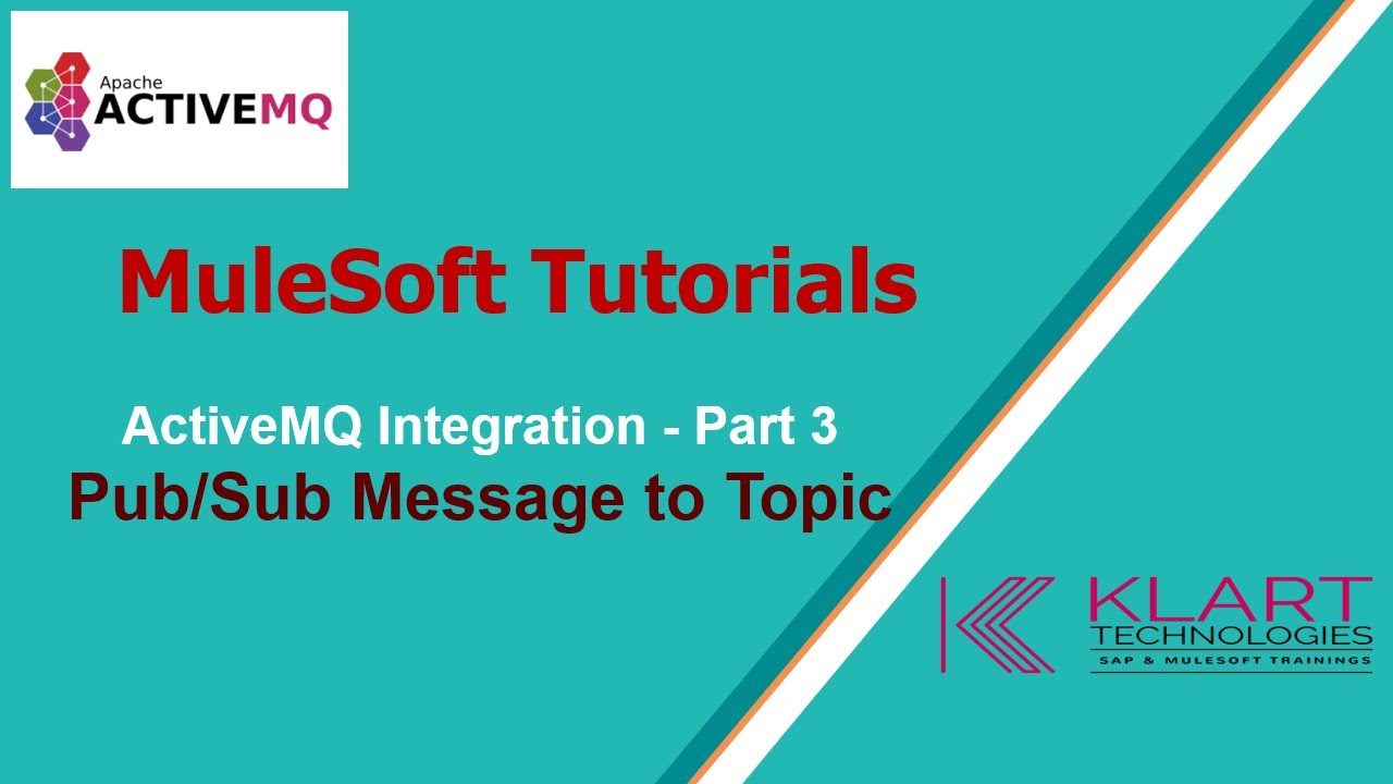 Mule 4 | MuleSoft Tutorials | ActiveMQ Integration Part 3