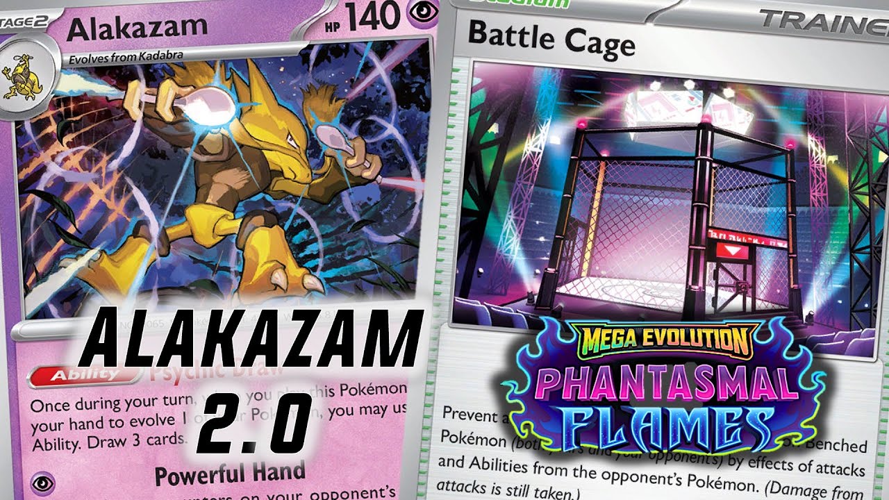 Alakazam es el MEJOR DECK PARA GANAR RÁPIDO - Phantasmal Flames Pokémon TCG