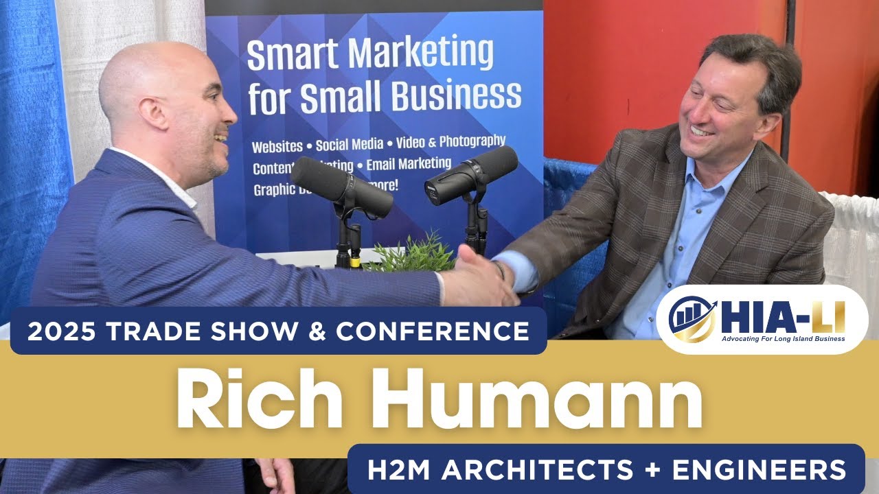 Rich Humann of H2M Architects + Engineers at 2025 HIA-LI Trade Show | Interview with Eliud Custodio