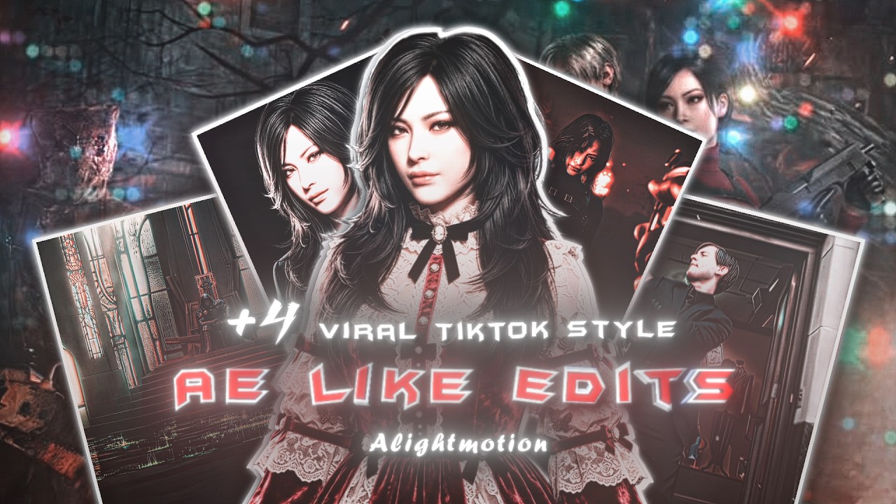 💀 4 INSANE Trending Presets for Alight Motion | XML + Materials 😝 | #anime #alightmotion