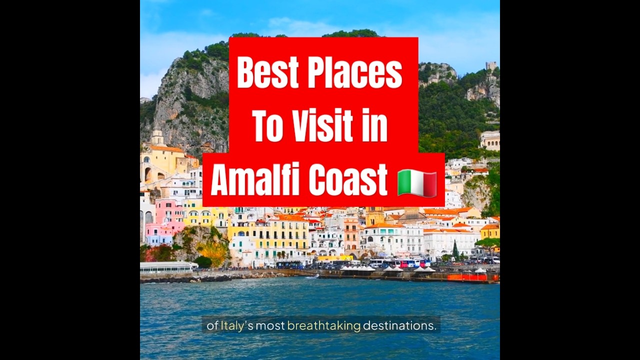 Best Places To Visit in Amalfi Coast, Italy 🇮🇹 #italytravel #amalficoast #travel