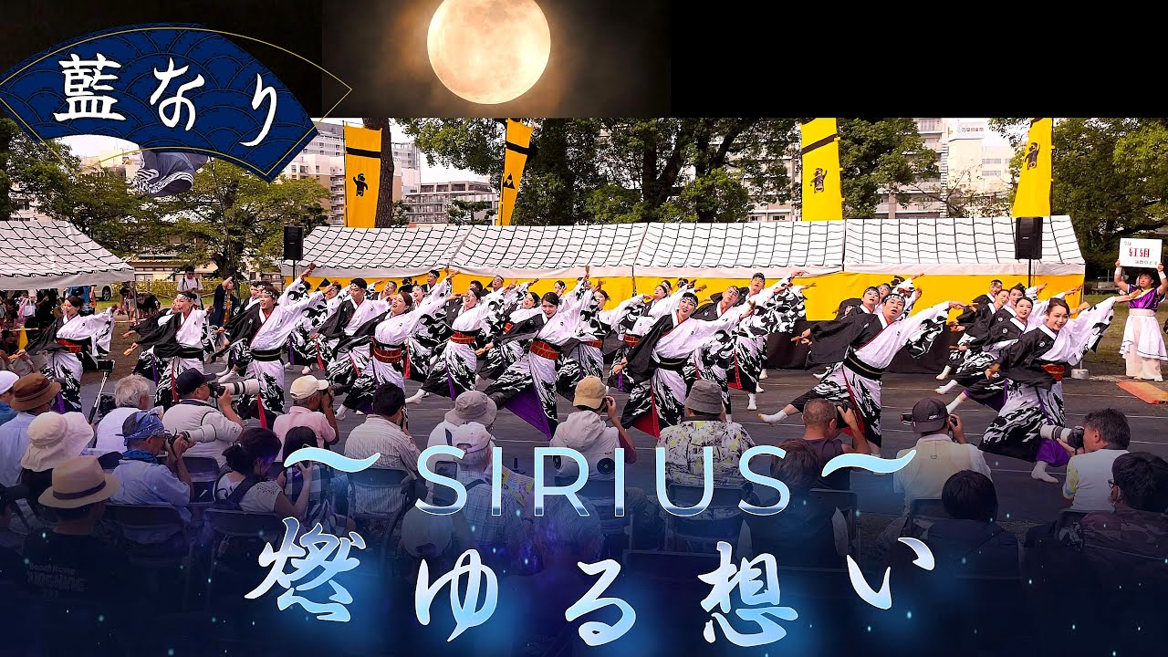 【４K】よさこい【聨】2025・【藍なり】～SIRIUS～燃ゆる想ひ～小田原えっさホイおどり2025 IN 小田原城 二の丸広場  2025.9.14(日)