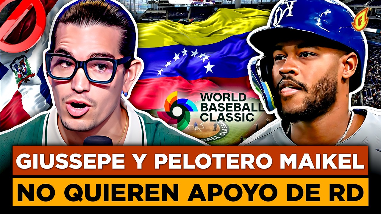 GIUSSEPE Y PELOTERO MAIKEL GARCÍA NO QUIEREN APOYO DE RD CON JUEGO DE VENEZUELA VS ESTADOS UNIDOS