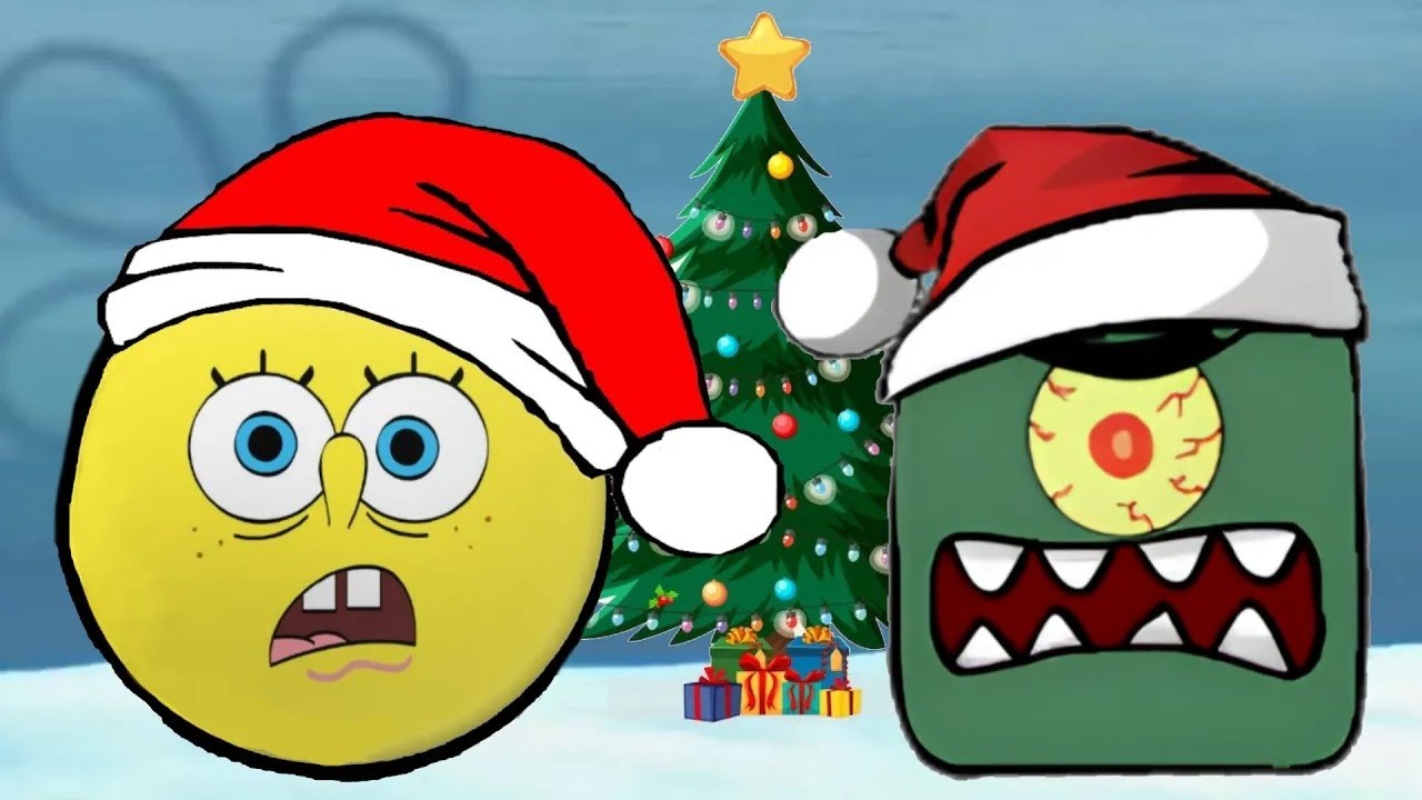 SpongeBob Ball Christmas Part 1 Red Ball 4 Gameplay 2023