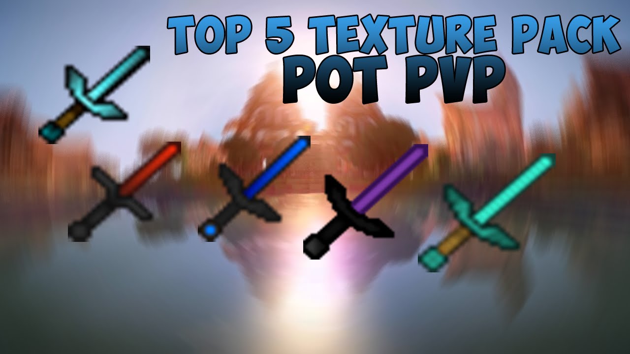 TOP 5 MINECRAFT TEXTURE PACK | No lag | Pot PvP