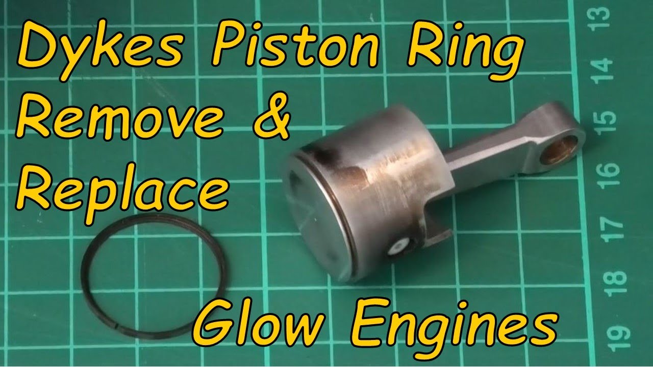 Glow Engine - Dykes Piston Ring Removal & Replacement - RC Model Aeroplane Build & Repair