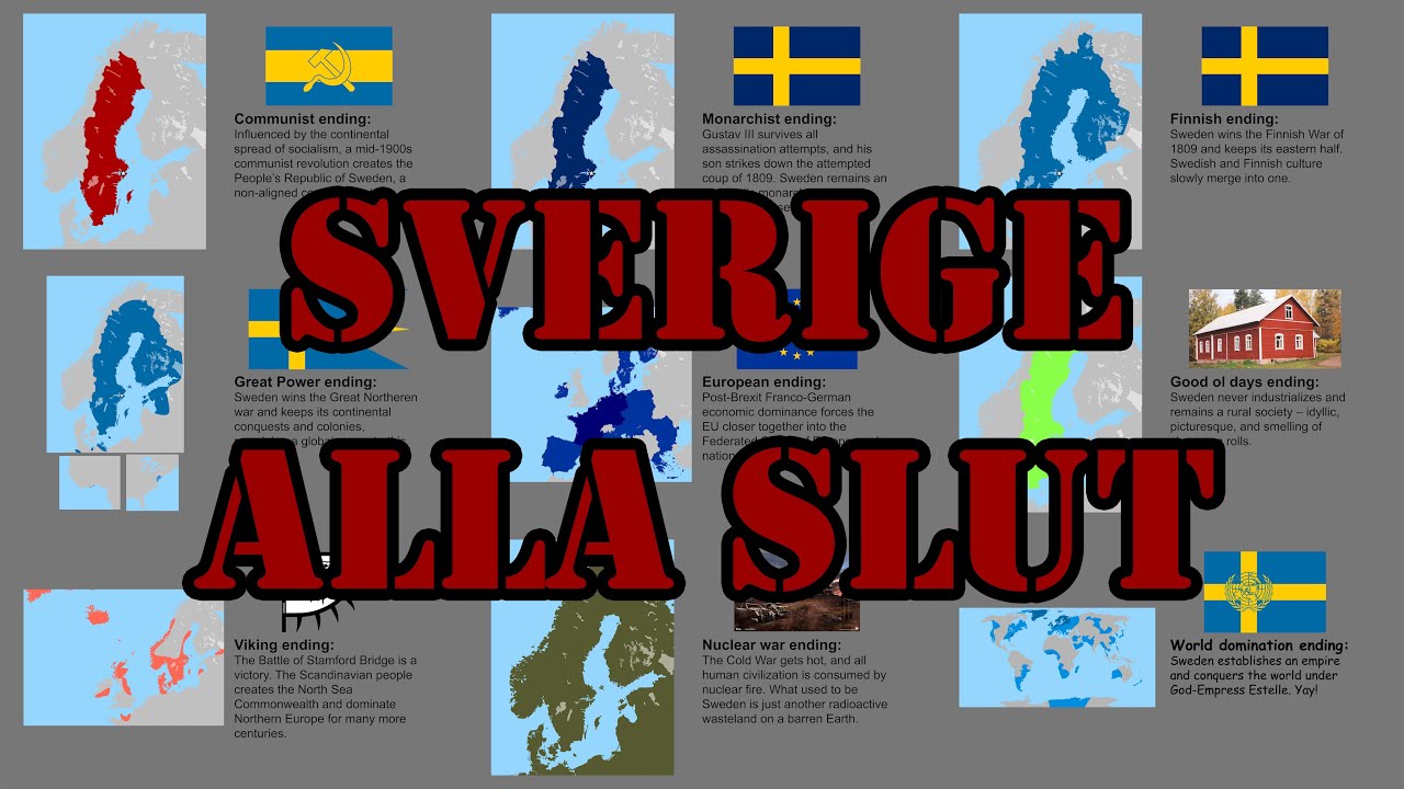 Sverige: Alla Endings (och jag menar verkligen 