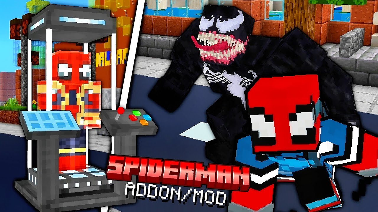 EL MEJOR ADDON [MOD] De SPIDERMAN Para MCPE 1.21+