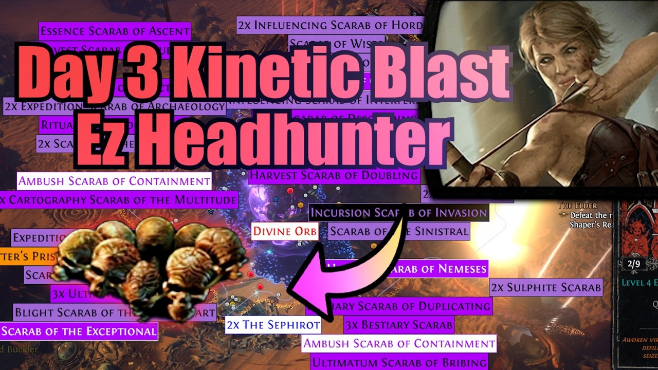 StrongBox changed my life.. Day 3 Kinetic Blast Deadeye Build Update - Farming Strat POE 3.28