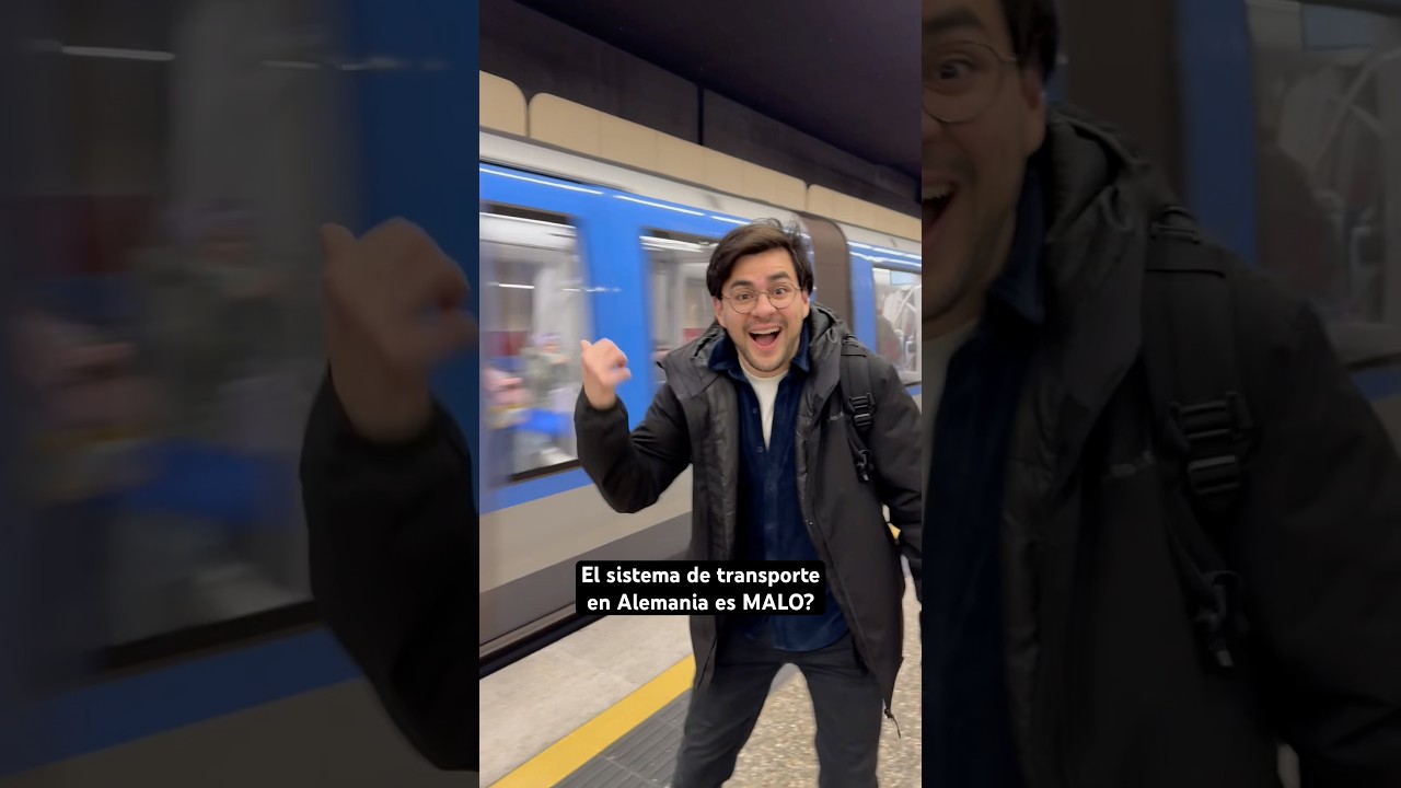 El sistema de transporte en Alemania 🫣 #emiliopego #m&eacute;xico #alemania #transporte #europa