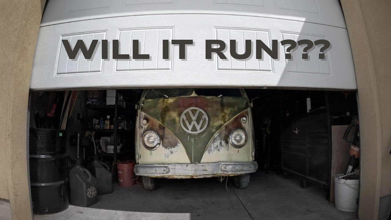 Vw Split Bus Sitting For 50 Years First Start