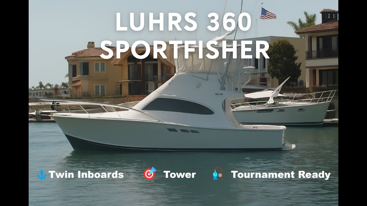 “Luhrs 360 Sportfisher Walkthrough – Rigged & Ready to Fish!”  By South Mountain Yachts