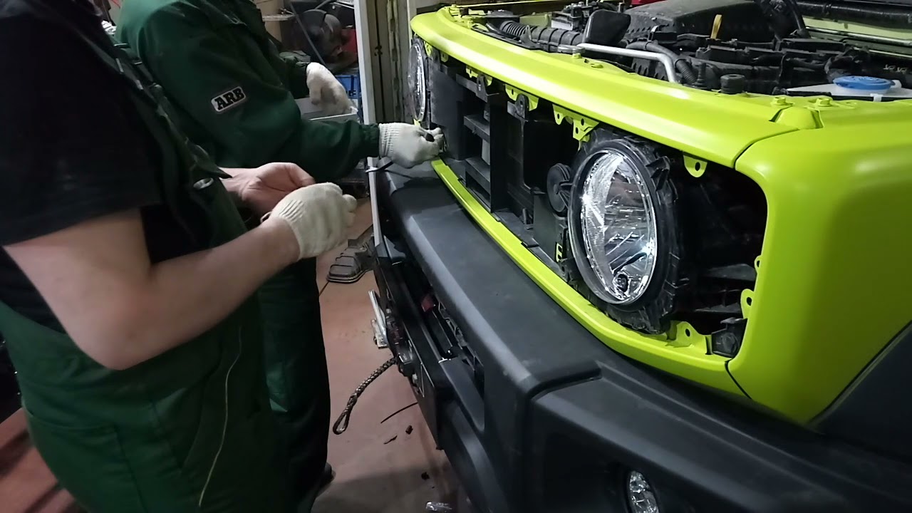 Маленькому Jimny, маленькая лебёдка WARN