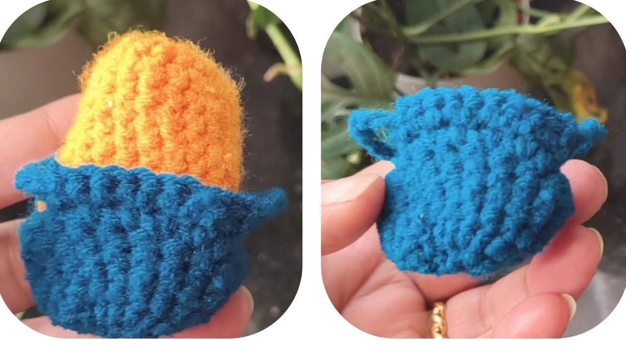 DIY  Crochet 🧶 Cute MINION part-1 | #crochet #minions #cute 
