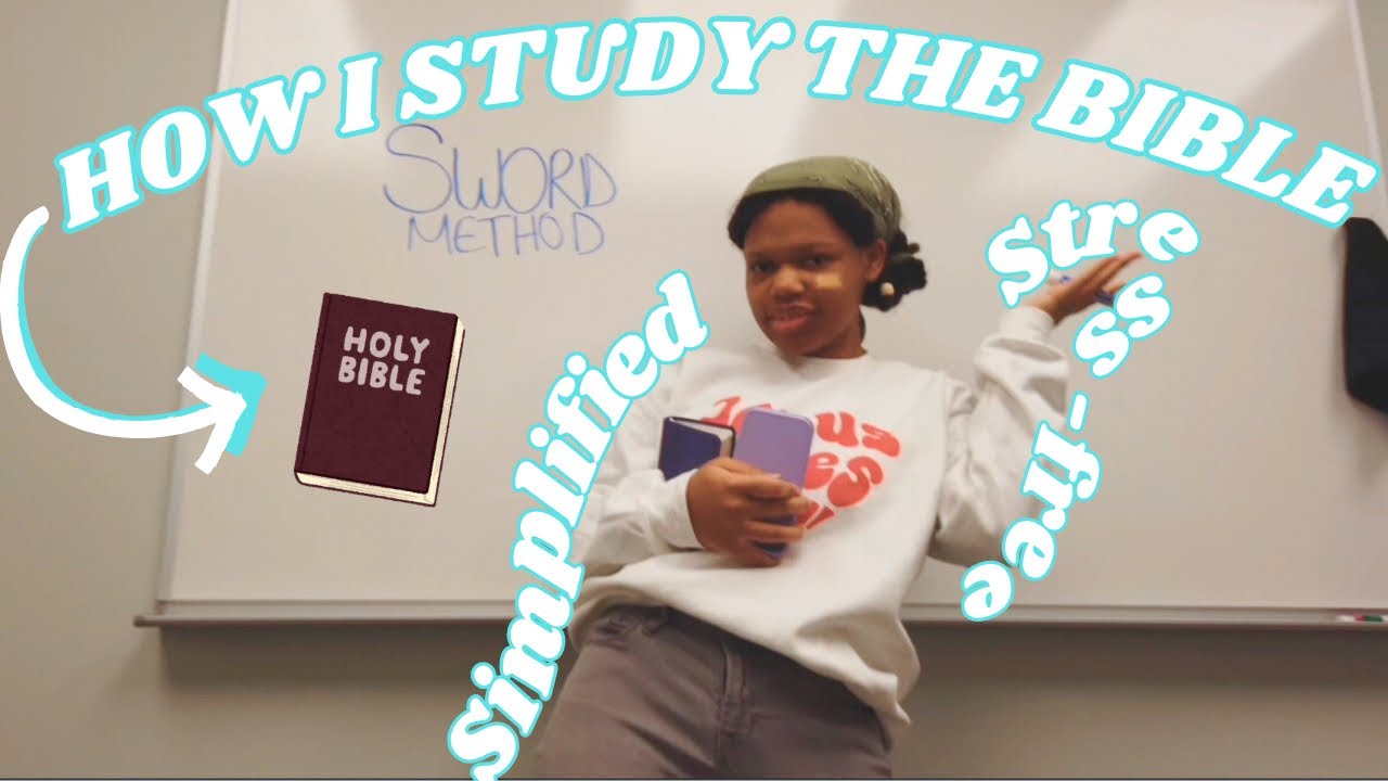 How I Study the Bible | Easy Bible Study Method | SWORD Method ⚔️