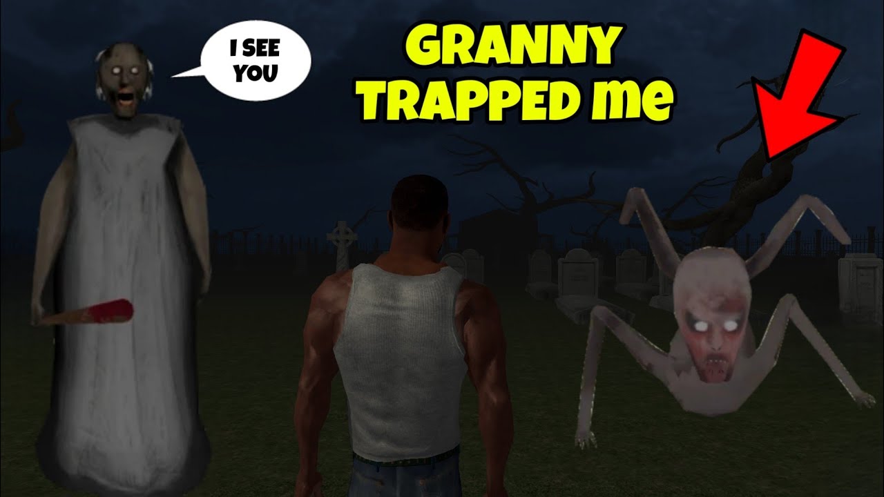 GRANNY TRAPPED ME IN A GRAVEYARD 👻