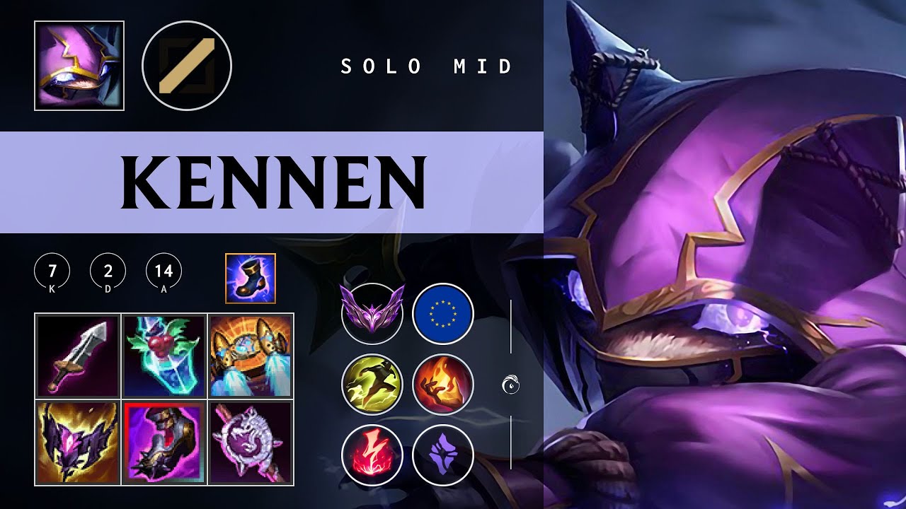 Kennen Mid vs Yasuo - EUW Master Patch 26.01
