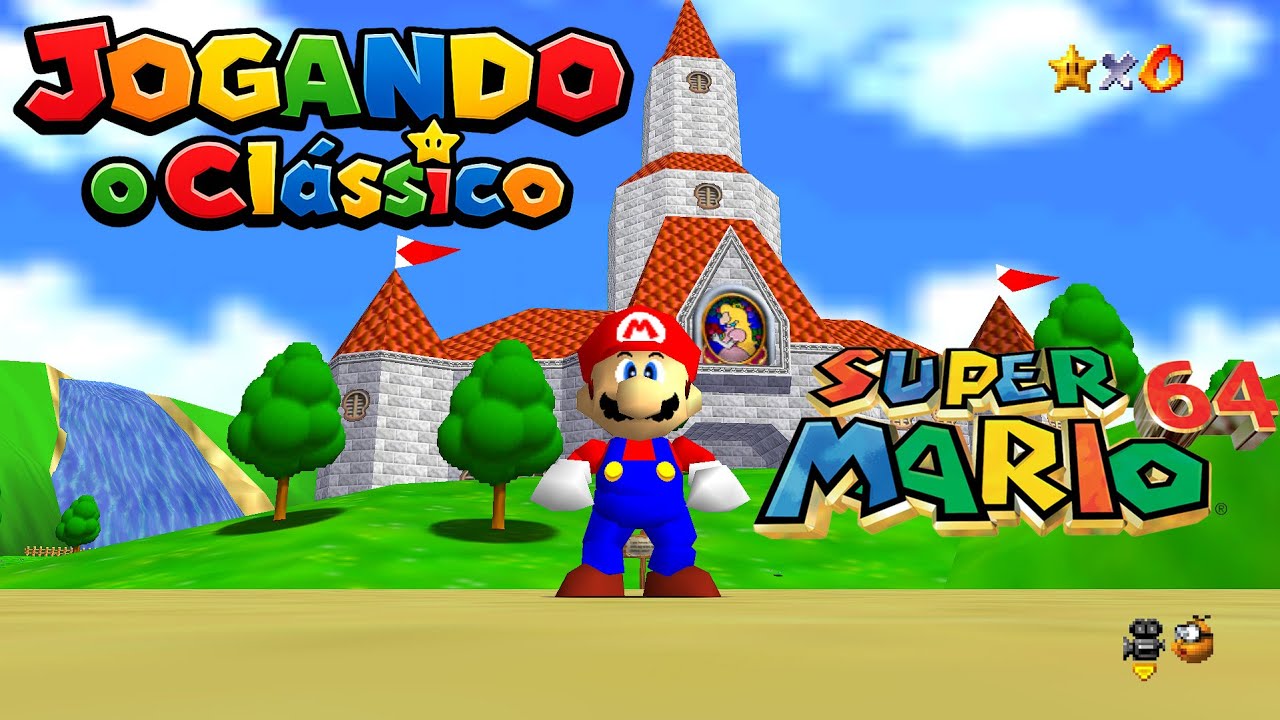 Jogando O Clássico Super Mario 64 (Co-op Deluxe)