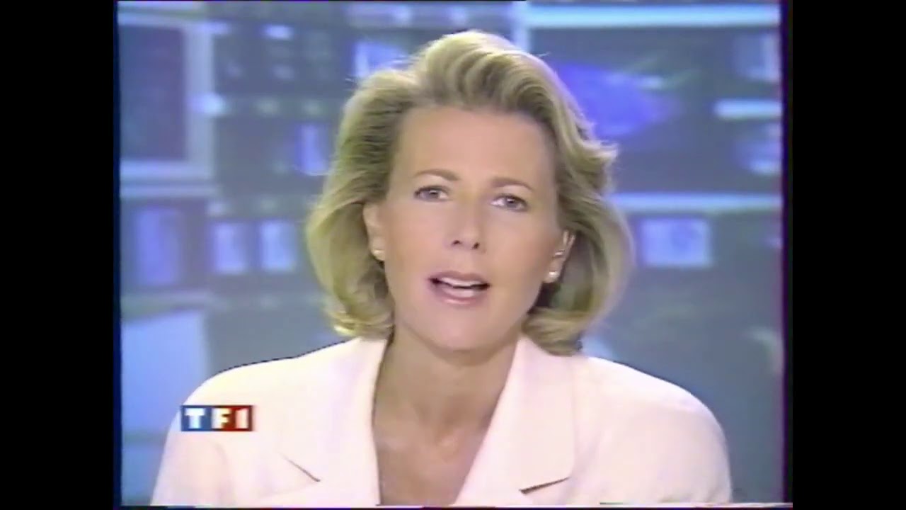 JT TF1 20h du 25 Août 1996 (Claire Chazal)