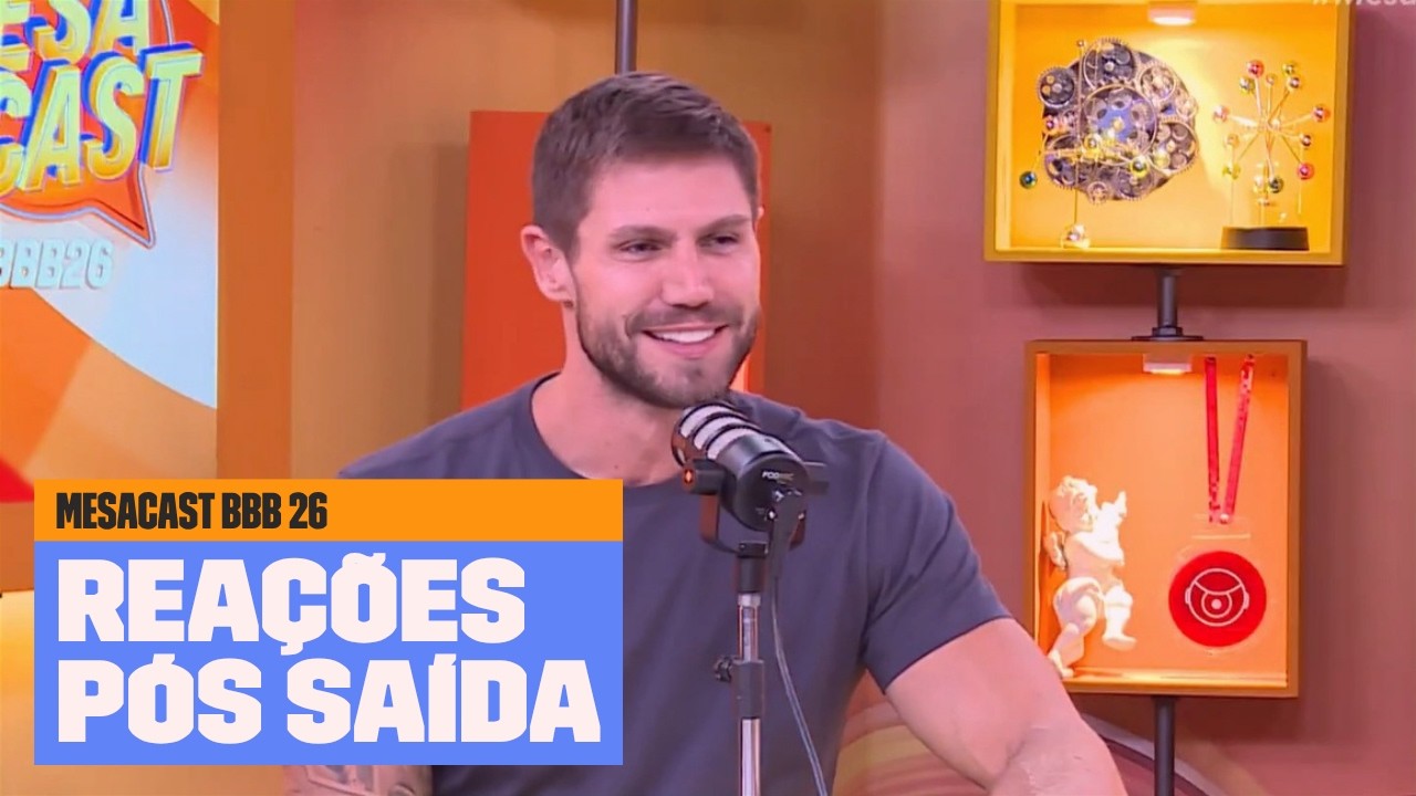 Jonas SAIU e as REA&Ccedil;&Otilde;ES na casa foram VARIADAS | BBB 26 | Mesacast BBB | Multishow