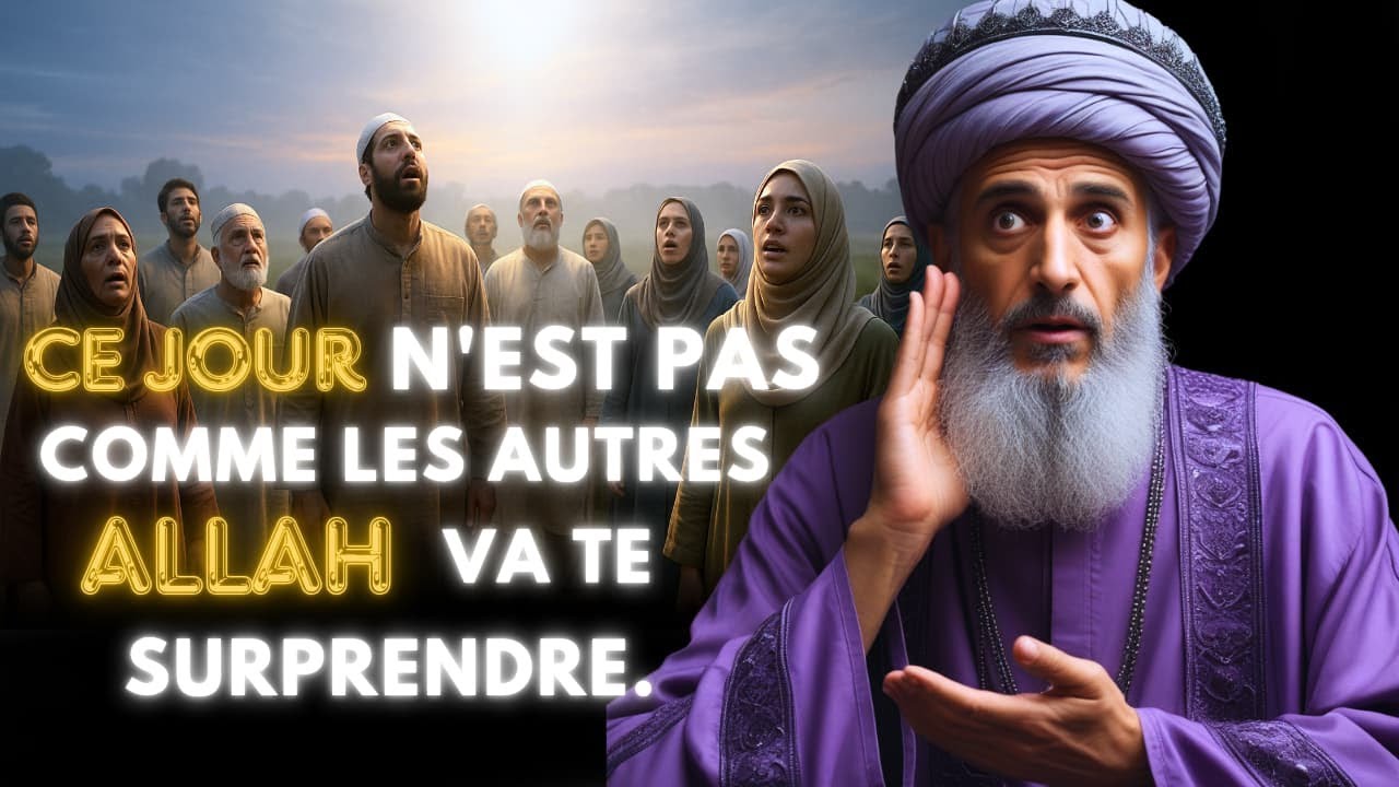 Allah dit : « L'appel arrive ! Attendez-vous à l'inattendu ! L'appel est proche ! »