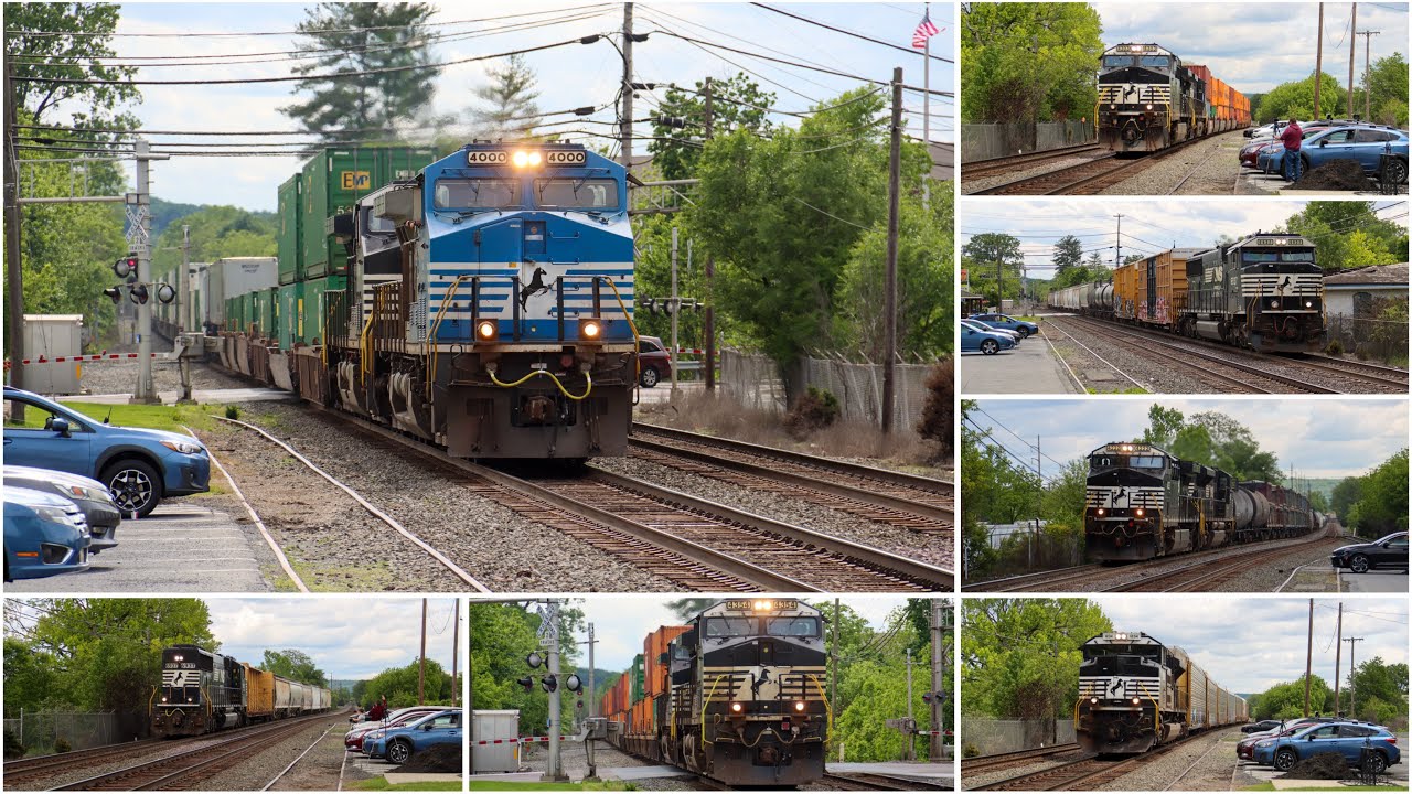 NS Action in Macungie PA Ft. NS AC44-C6M DC to AC NS 4000 Blue Mane Leading 28X 4K 05/25/25