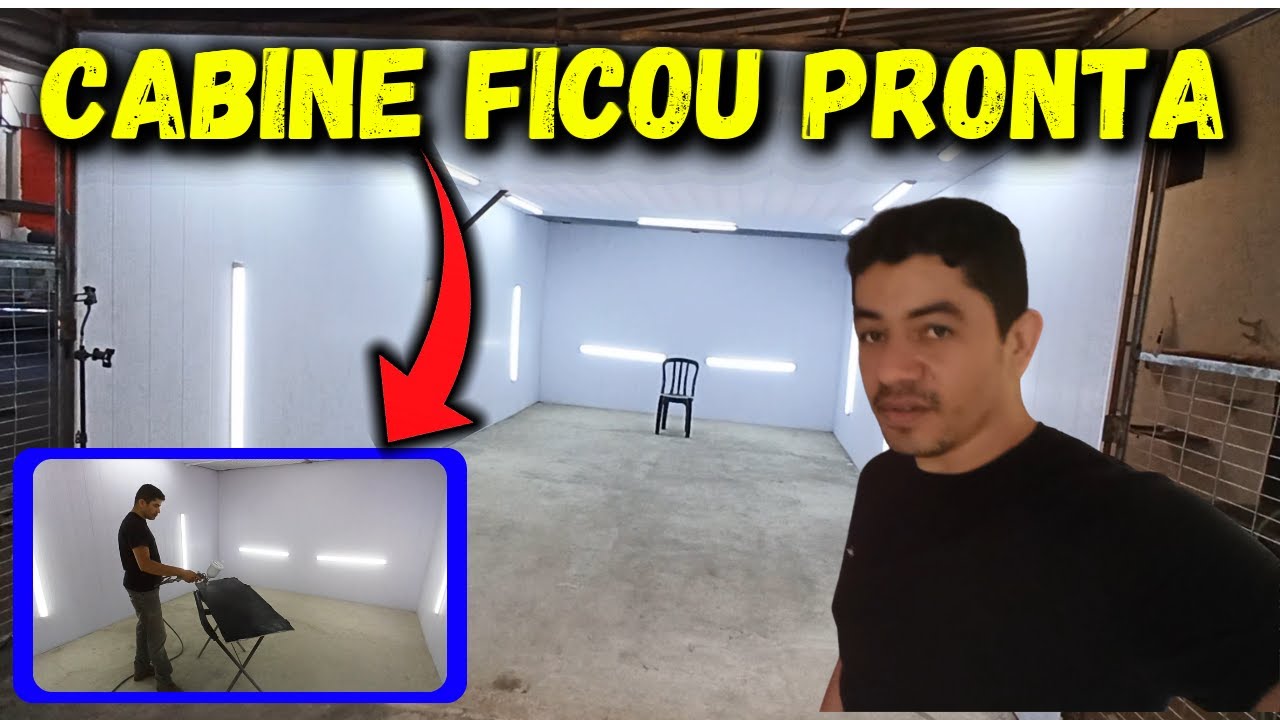 TA PRONTA | Como fazer cabina de pintura nova e quanto custa fazer uma de baixo custo e funcional...