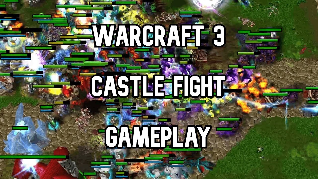 Warcraft 3 - Castle Fight - Gameplay (no commentary)