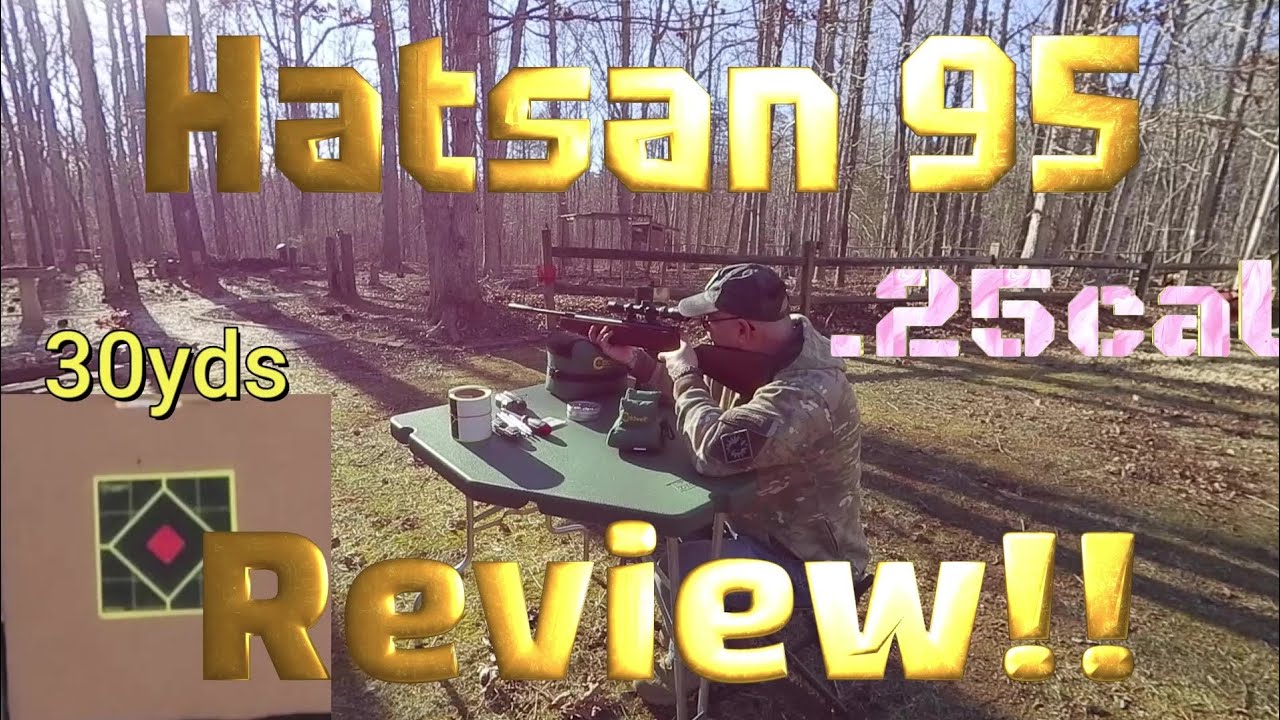 Hatsan 95 .25cal air rifle review!! #hatsan #hatsan95