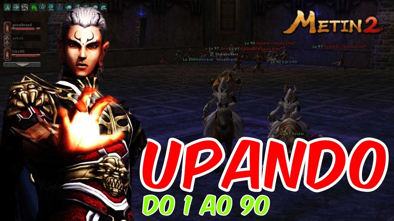 Metin2 BR - Quanto tempo leva para upar do 1 ao 90?