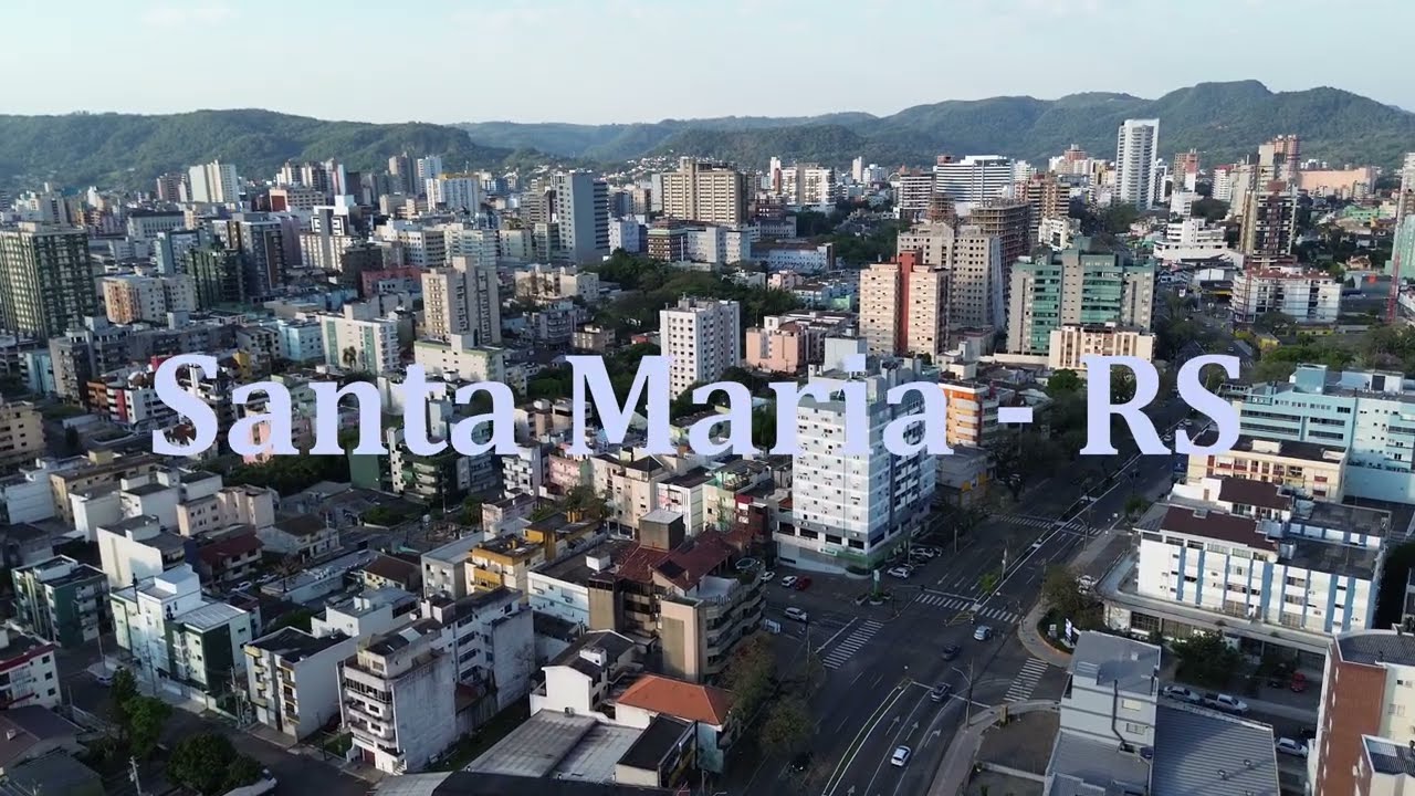Santa Maria RS vista do alto | Imagens incríveis de drone | Rio Grande do Sul