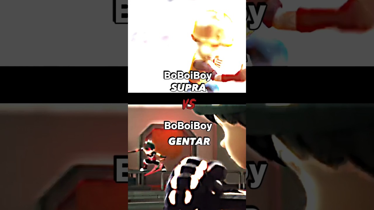 BoBoiBoy Supra Vs BoBoiBoy Gentar The Legendary battle