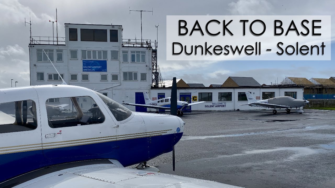 BACK TO BASE; Dunkeswell to Lee-on-Solent Airfield [HD Pilot VLOG | ATC Audio | PA28]