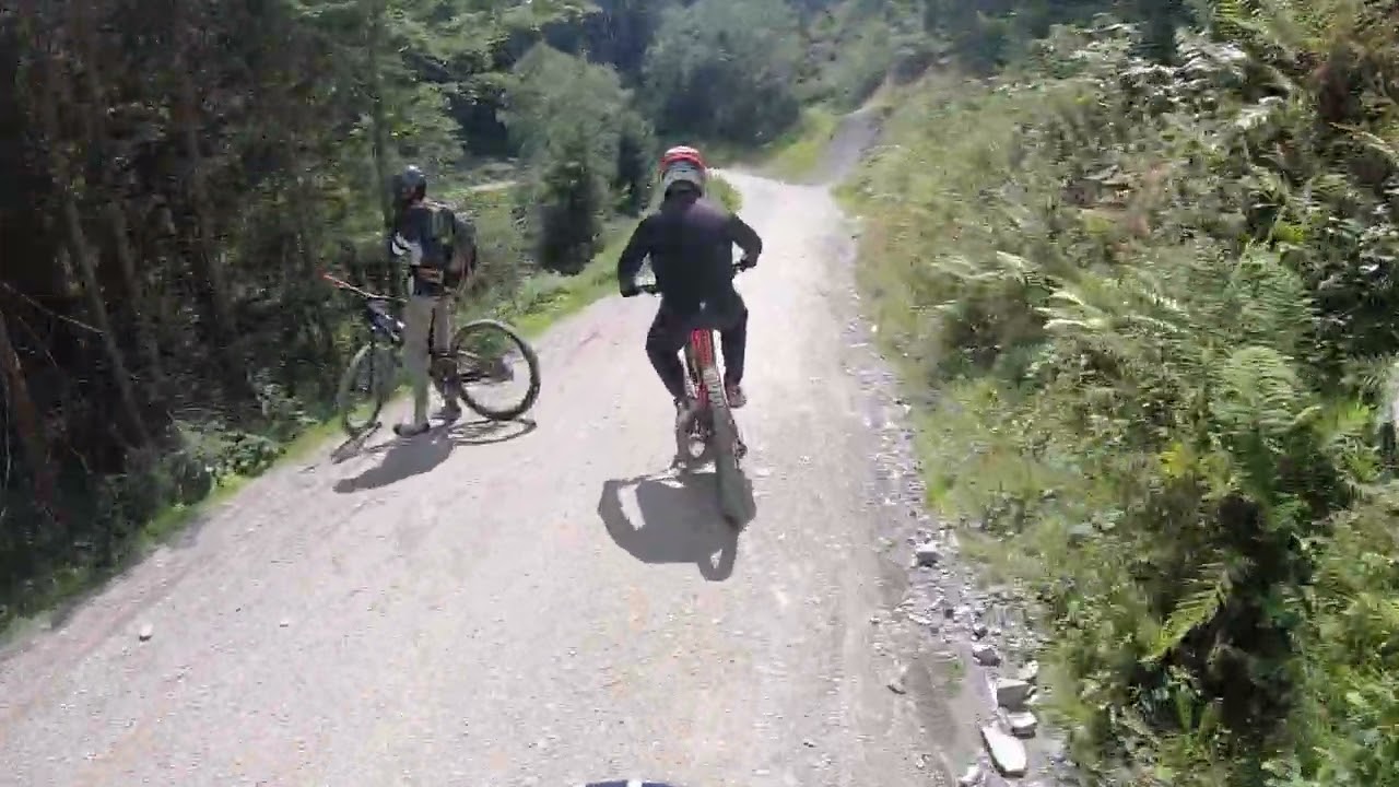 Bikepark châtel piste: Wink line