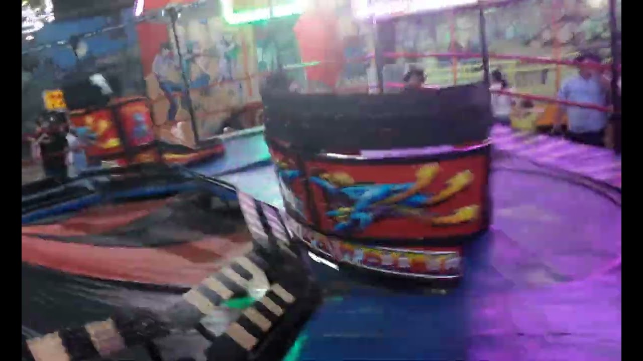 Tilt A Whirl Ride At The Fair