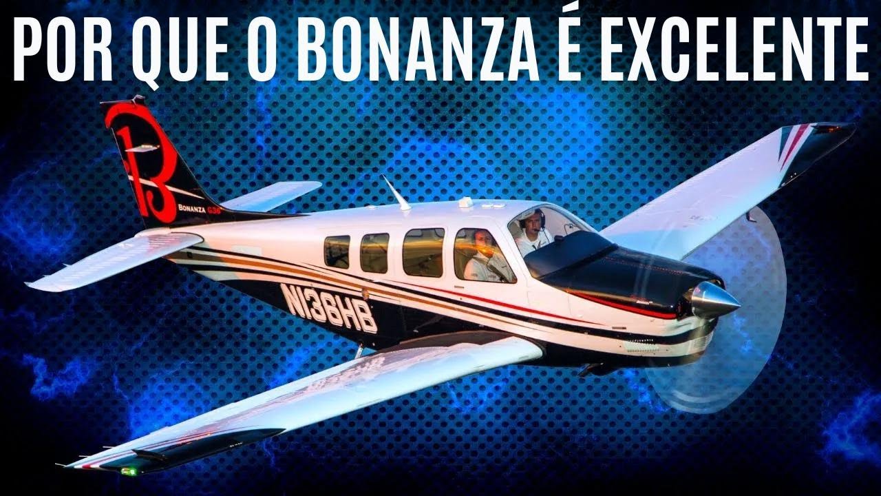 Por que o Beechcraft Bonanza é Excelente - O Melhor Avião para a Família?
