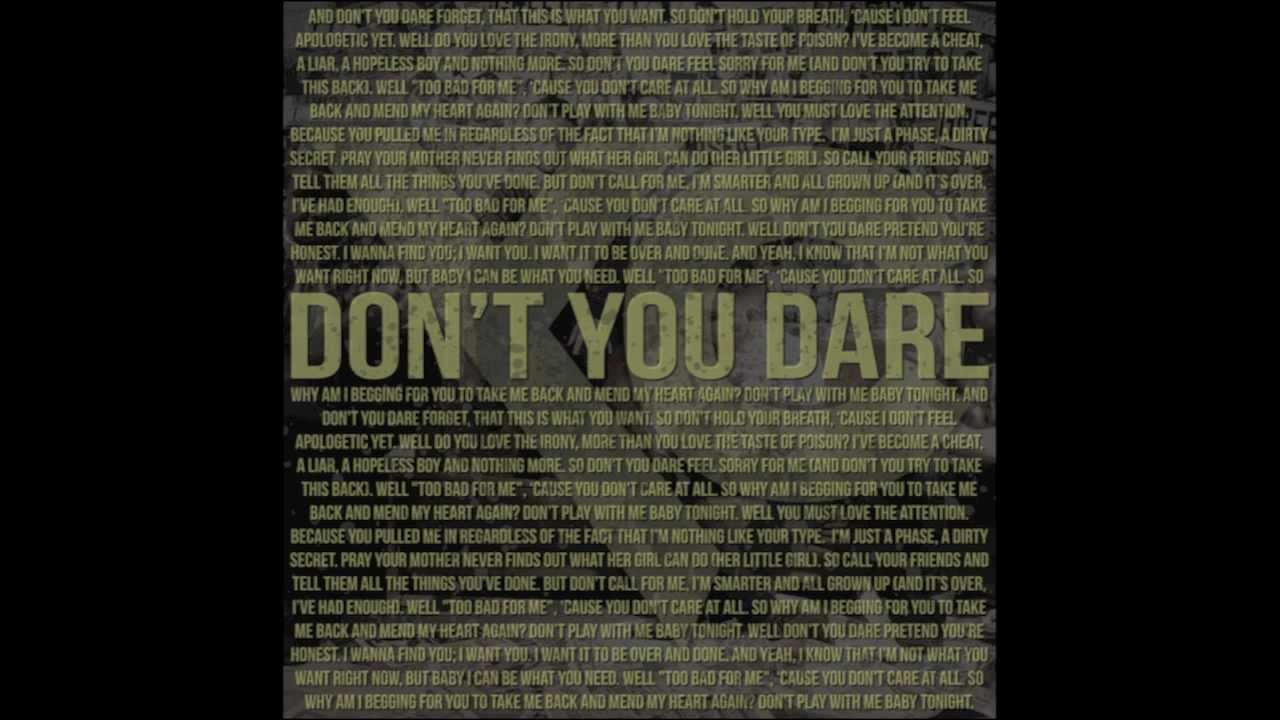 Young Classics - Don't You Dare