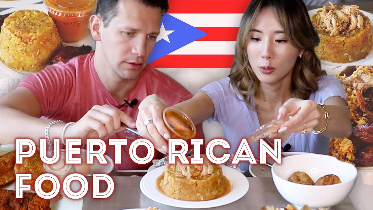 🇵🇷 Trying Puerto Rican Food for the First Time · YB vs. FOOD