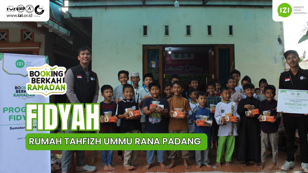 Penyaluran  85 Paket Fidyah di Rumah Tahfizh Ummu Rana Padang