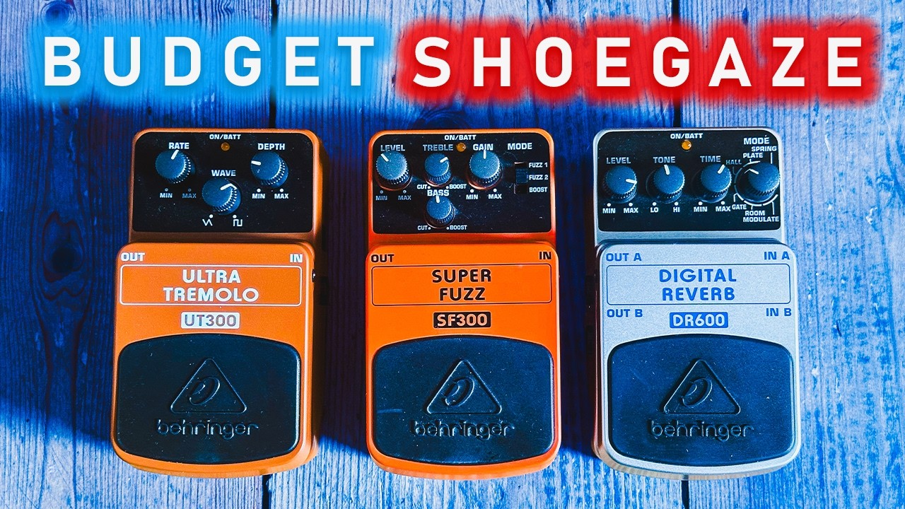 Budget Shoegaze Pedalboard with Behringer Super Fuzz