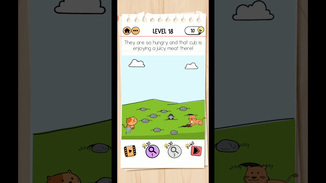 BRAIN TEST 2 LEVEL 18 TOM'S ADVENTURE WALKTHROUGH